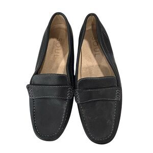 SOUL Naturalizer Womens Seven Slip On Loafers Size 8.5 Black